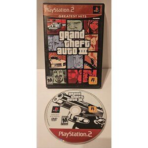 Grand Theft Auto 3 Sony PlayStation 2 PS2 Game And Case Greatest Hits